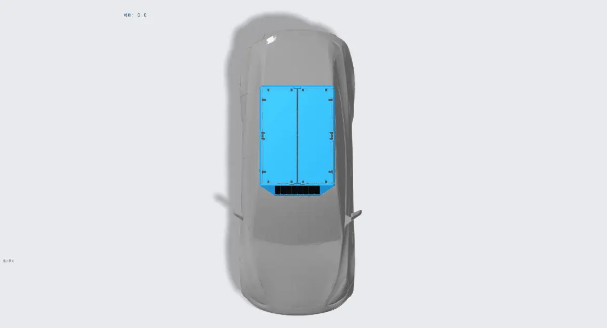 SolarSails mobile energy system converting EV into a power station with 1.8KW roof-mounted solar